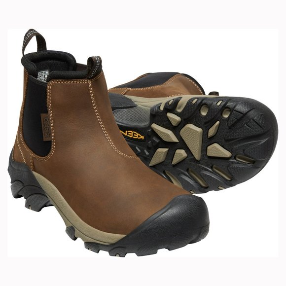 Brand New Keen Men Slip-on Targhee 2 Chelsea Hiking Casual Leather Boots - Picture 10 of 11